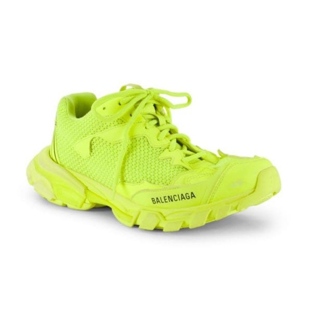 Balenciaga Track .3 Sneakers Fluo Yellow & Black Womens 38 $950